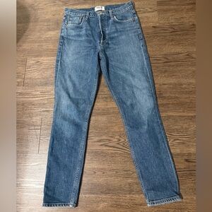 Women's Agolde Nico High Rise Straight Jeans